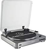 Audio Technica AT-LP60 Fully Automatic Stereo Turntable System, Silver