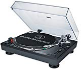 Audio Technica AT-LP120BK-USB Direct-Drive Professional Turntable (USB & Analog), Black