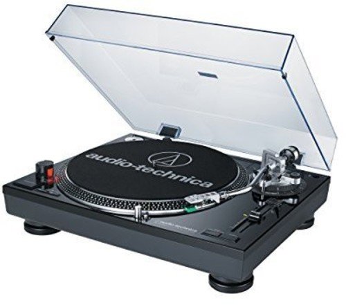 Audio Technica AT-LP120BK-USB Direct-Drive Professional Turntable (USB & Analog), Black