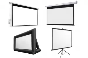 projector screen types choose