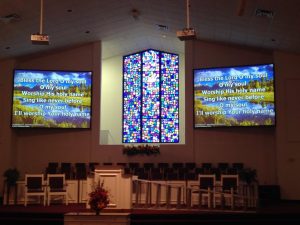 why use projectors churches